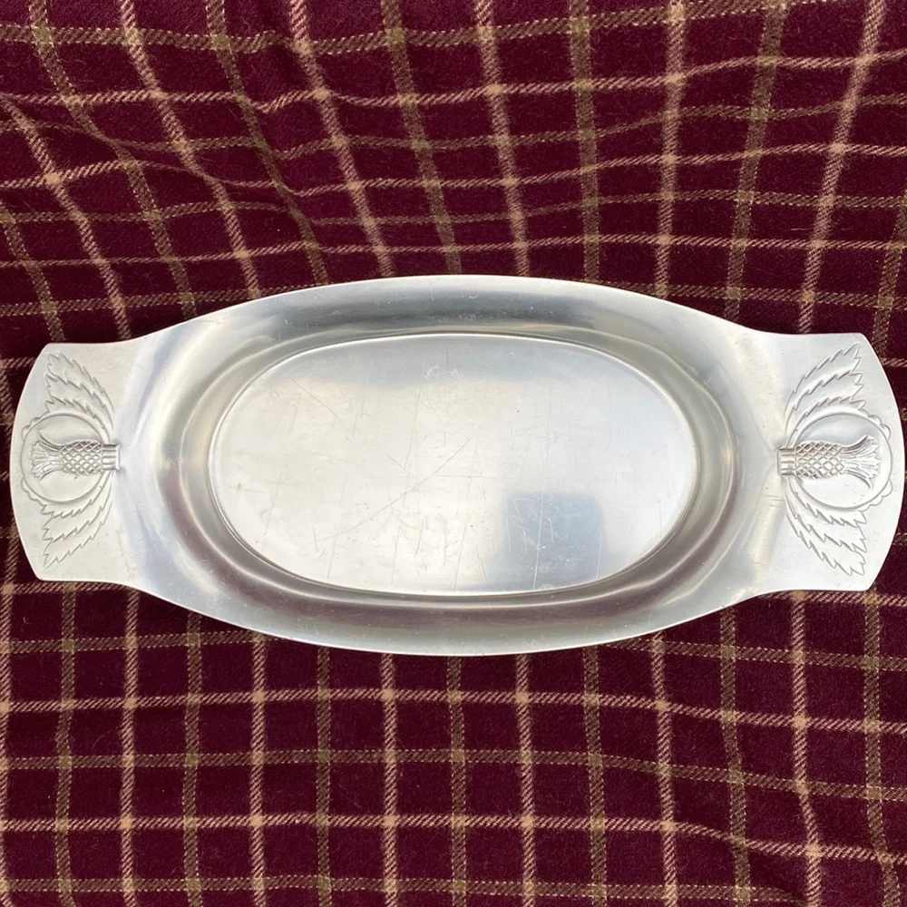 Kensington Ware Bread Tray Aluminum Vintage Collectible